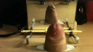 Big uncut dick fucking conveniently sized hole in desk 01
