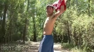Old freak strips naked several hot prison newbies
