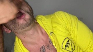 Passionately sucked Nicholas Bardem’s cock and got a lot of cum in my mouth