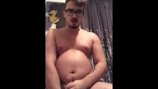 Cum on belly